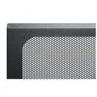 VENTED FRONT DOOR, 70 percent OPEN AREA, FITS 44 SPACE DRK SERIES RACKS, BLACK FINISH