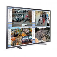55" 4K Ultra HD Quad View Video Wall Monitor